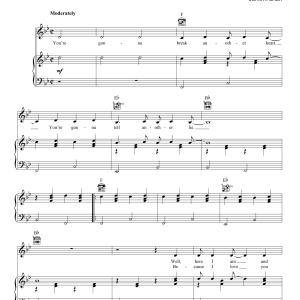Johnny Cash There You Go Musik Noten - Piano, Vocal & Guitar Chords - 86092-0