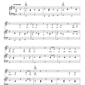 Johnny Cash When The Roses Bloom Again Musik Noten - Piano, Vocal & Guitar Chords - 86104-0