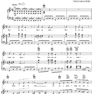 Johnny Mercer Any Place I Hang My Hat Is Home Musik Noten - Piano, Vocal & Guitar Chords - 59196-0