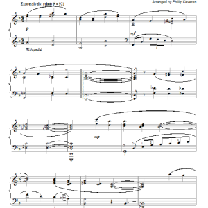 Johnny Mercer Days Of Wine And Roses (arr. Phillip Keveren) Musik Noten - Piano Solo - 91476-0