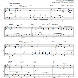 Johnny Mercer Tangerine [Jazz version] (arr. Brent Edstrom) Musik Noten - Piano Solo - 154845-0