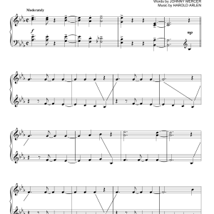 Johnny Mercer That Old Black Magic Musik Noten - Piano Solo - 159170-0