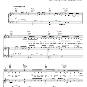 JoJo Leave (Get Out) Musik Noten - Piano, Vocal & Guitar Chords - 28467-0