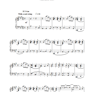 Jon Brion JB's Blues/Omni/Monday (End Credits) (from I Heart Huckabees) Musik Noten - Piano Solo - 37406-0