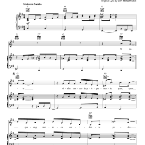 Jon Hendricks O Pato (The Duck) Musik Noten - Piano, Vocal & Guitar Chords - 95473-0