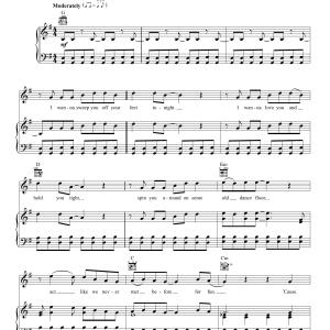 Jon Pardi Head Over Boots Musik Noten - Piano, Vocal & Guitar Chords - 172165-0