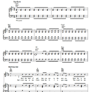 Jonas Brothers 6 Minutes Musik Noten - Piano, Vocal & Guitar Chords - 72993-0