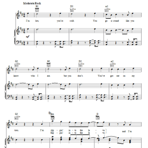 Jonas Brothers Burnin' Up Musik Noten - Easy Guitar Tab - 74724-0