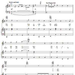 Jonas Brothers Goodnight And Goodbye Musik Noten - Easy Piano - 64670-0