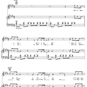 Jonas Brothers Hello Beautiful Musik Noten - Piano, Vocal & Guitar Chords - 62626-0
