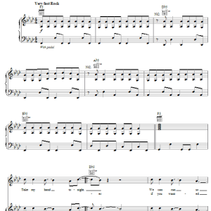 Jonas Brothers Inseparable Musik Noten - Easy Piano - 64664-0
