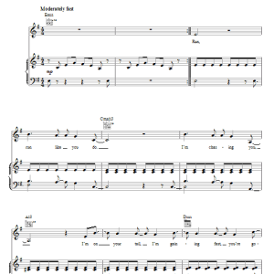 Jonas Brothers Pushin' Me Away Musik Noten - Piano, Vocal & Guitar Chords - 67324-0