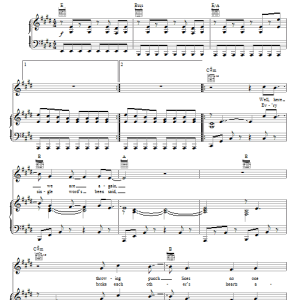 Jonas Brothers Tonight Musik Noten - Easy Guitar Tab - 74721-0
