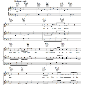 Jonas Brothers Turn Right Musik Noten - Piano, Vocal & Guitar Chords - 73124-0