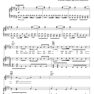 Jonas Brothers What I Go To School For Musik Noten - Piano, Vocal & Guitar Chords - 72986-0
