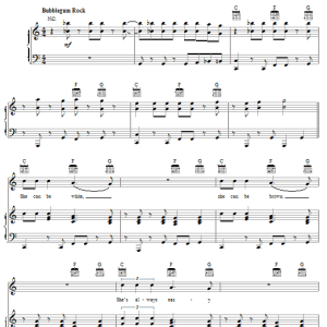 Jonathan Larson Sugar (from tick, tick... BOOM!) Musik Noten - Piano, Vocal & Guitar Chords - 28239-0