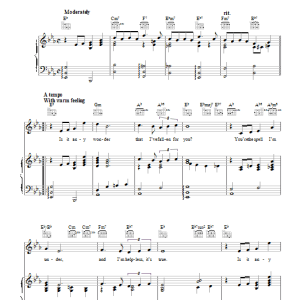 Joni James Is It Any Wonder Musik Noten - Piano, Vocal & Guitar Chords - 42619-0