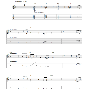 Jorgen Ingmann Apache Musik Noten - Guitar Tab - 75032-0