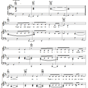 Jose Luis Arroyave Clavame Tu Amor Musik Noten - Piano, Vocal & Guitar Chords - 25689-0