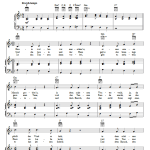 Josef Neuhauser O, Du Schoner Westerwald Musik Noten - Piano, Vocal & Guitar Chords - 69206-0