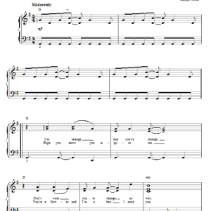 Joseph Arthur You're So True Musik Noten - Easy Piano - 29712-0