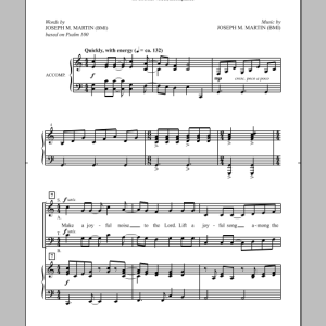 Joseph M. Martin A Joyful One Hundred Musik Noten - SATB Choir - 156519-0