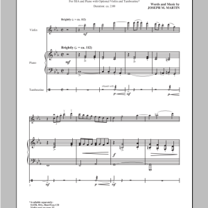 Joseph M. Martin Celebration Of Light Musik Noten - SSA Choir - 96517-0