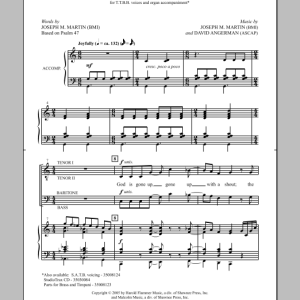 Joseph M. Martin God Is Gone Up With A Shout Musik Noten - TTBB Choir - 156672-0