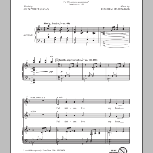 Joseph M. Martin The Mermaid's Lament Musik Noten - SSA Choir - 154160-0