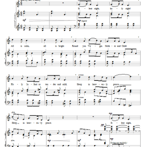 Joseph Mohr Silent Night (arr. Christopher Ruck) Musik Noten - Piano & Vocal - 55067-0