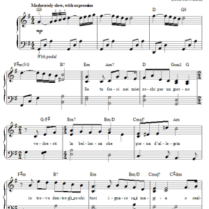Josh Groban Cinema Paradiso (Se) (Love Theme) Musik Noten - Easy Piano - 59241-0