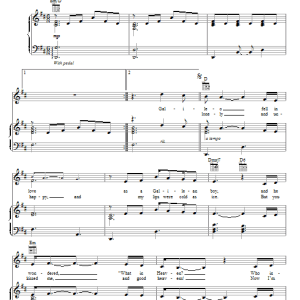 Josh Groban Galileo (Someone Like You) Musik Noten - Piano, Vocal & Guitar Chords - 80904-0
