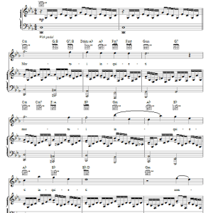 Josh Groban London Hymn Musik Noten - Piano, Vocal & Guitar Chords - 80909-0