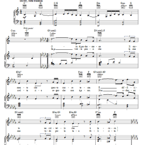 Josh Groban L'Ora Dell'Addio Musik Noten - Piano, Vocal & Guitar Chords - 80902-0