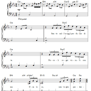 Josh Groban Per Te Musik Noten - Easy Piano - 59153-0