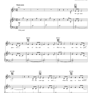 Josh Groban The Mystery Of Your Gift Musik Noten - Piano, Vocal & Guitar Chords - 167854-0