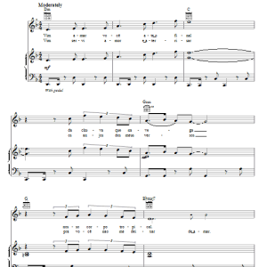 Josh Groban Voce Existe Em Mim Musik Noten - Piano, Vocal & Guitar Chords - 80911-0