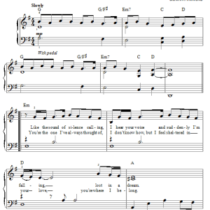 Josh Groban When You Say You Love Me Musik Noten - Easy Piano - 59157-0