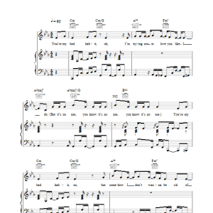 Joss Stone Bad Habit Musik Noten - Piano, Vocal & Guitar Chords - 38065-0