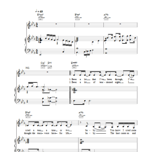 Joss Stone Bruised But Not Broken Musik Noten - Piano, Vocal & Guitar Chords - 38066-0