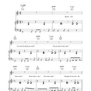 Joss Stone Tell Me 'Bout It Musik Noten - Piano, Vocal & Guitar Chords - 38068-0