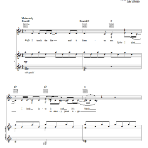 Joss Whedon Coda Musik Noten - Piano, Vocal & Guitar Chords - 64999-0