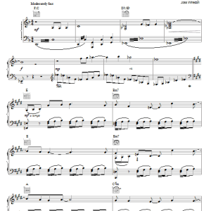 Joss Whedon Overture/Going Through The Motions Musik Noten - Piano, Vocal & Guitar Chords - 64970-0