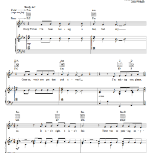Joss Whedon The Parking Ticket Musik Noten - Piano, Vocal & Guitar Chords - 64966-0