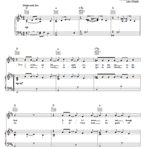 Joss Whedon Under Your Spell Musik Noten - Piano, Vocal & Guitar Chords - 64968-0