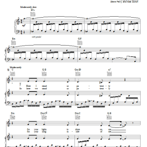 Journey Patiently Musik Noten - Easy Piano - 78279-0