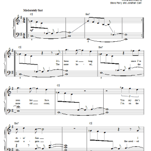 Journey Send Her My Love Musik Noten - Easy Piano - 78297-0