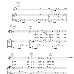 Journey South English Rose Musik Noten - Piano, Vocal & Guitar Chords - 36571-0
