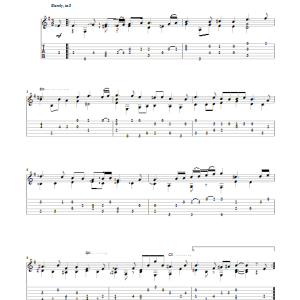 J.S. Bach Lute Suite No. 1, BWV 996 "Courante" Musik Noten - Solo Guitar - 96497-0