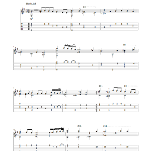 J.S. Bach Lute Suite No. 1, BWV 996 "Sarabande" Musik Noten - Solo Guitar - 96503-0
